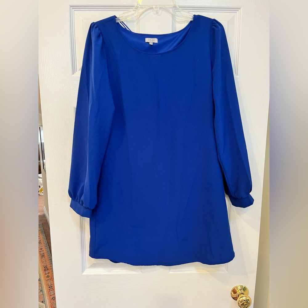 Tobi Cobalt Blue Shift dress